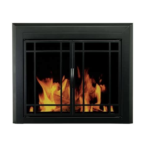 easton prairie cabinet steel fireplace doors|Easton Fireplace Doors at Lowes.com.